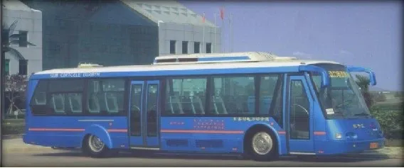 2002 - China first hybrid bus