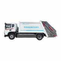 Electric Compressed Garbage Truck - View 1